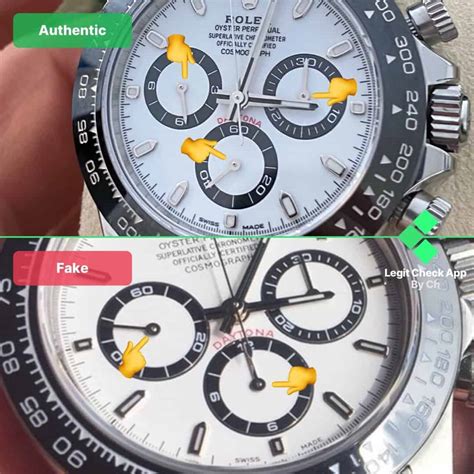 how to spot a fake daytona rolex